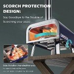 Portable Multi-Fuel Outdoor Pizza Oven with Cutter