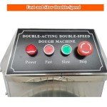 INTBUYING Stand Dough Mixer 30QT Capacity Double Action Spiral Stand Mixer with Double Speeds 304 Stainless Steel Commercial Dough Pizza Kneading Machine for Restaurant Bakeries Pizzeria