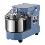 Garvee Commercial Dough Mixer 8.5Qt, 450W Dual Rotating Dough Kneading Machine with Food-grade Stainless Steel Bowl, Security Shield & Timer, Electric Spiral Mixer for Restaurant Bakery Pizzeria