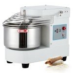 GarveeTech Commercial Food Mixer, 10.5 Qt Touch Screen Dough Mixer Machine with Timer, Security Shield, 650W Dual Rotating Dough Kneading Machine Food-grade Stainless Steel Bowl for Restaurant Bakery