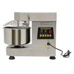 Knwigoe Dual Rotating Dough Kneading Machine 10.5qt Electric Dough Mixer 750w 110v Commercial Mixer Food Mixer Pizza Dough Machine with Food-Grade Bowl for Bakery Restaurant Home