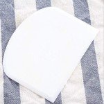 lasenersm 2 Pieces Dough Scraper Bowl Food-safe Plastic Dough Cutter Flexible Bench Multipurpose Food Scrappers for Bread Dough Cake Fondant Icing, White, Green