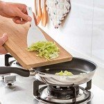 2Pcs Kitchen Plastic Scraper with Handle Dough Pastry Scraper Cutter Baking Cake Cream Chocolate Trimming Scraper Spatula Pizza Cutter for Bread Dough Cake Fondant Icing, White