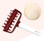 Pizza Dough Docker Docker Dough Bubble killer Time-Saver Pizza Dough Roller Docker Dough Blistering Killer (Red) (a)