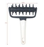 Pizza Dough Docker Docker Dough Bubble killer Time-Saver Pizza Dough Roller Docker Dough Blistering Killer (Red) (a)