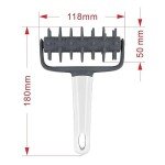 Pizza Dough Docker Docker Dough Bubble killer Time-Saver Pizza Dough Roller Docker Dough Blistering Killer Pizza Docker Roller for Home Kitchen Pizza Making Accessories Pizza Docking Tool