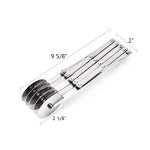 5 Wheel Stainless Steel Pastry Cutter,Expandable Pizza Slicer,Adjustable Cutter Roller Cookie Dough Cutter Divider