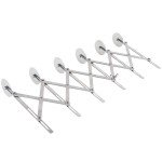 TrueCraftware- 6-Wheel Stainless Steel Adjustable Dough Divider- Pastry Cutter Bakeware Stainless Pizza Slicer Round Dough Cutter Roller Cookie Pastry Knife Divider