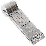 TrueCraftware- 6-Wheel Stainless Steel Adjustable Dough Divider- Pastry Cutter Bakeware Stainless Pizza Slicer Round Dough Cutter Roller Cookie Pastry Knife Divider