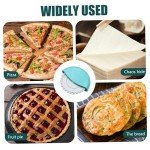 Pastry Cutter Wheel, 4Pcs Pizza Cutter Wheel, Dough Divider Pastry Knife Baking Cutter, Dough Cutter Roller, DIY Pie Crust Cutte Baking Cooking Tool