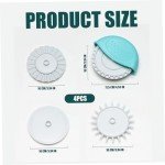 Pastry Cutter Wheel, 4Pcs Pizza Cutter Wheel, Dough Divider Pastry Knife Baking Cutter, Dough Cutter Roller, DIY Pie Crust Cutte Baking Cooking Tool