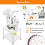 INTSUPERMAI Dough Divider Rounder Machine 30Pcs Manual Hydraulic Dough Divider Pizza Bread Bakery Dough Cutting Machine