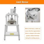 INTSUPERMAI Dough Divider Rounder Machine 30Pcs Manual Hydraulic Dough Divider Pizza Bread Bakery Dough Cutting Machine