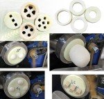 TXMACHINE 6 molds Dough Divider Rounder Commercial Dough Equal Divider Cutter Cutting Machine automatic Pizza Dough cutters for Bakery restaurant shop store hotel (110V/60HZ, 2.82-10.58OZ/80-300g)