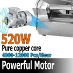 TXMACHINE 6 molds Dough Divider Rounder Commercial Dough Equal Divider Cutter Cutting Machine automatic Pizza Dough cutters for Bakery restaurant shop store hotel (110V/60HZ, 2.82-10.58OZ/80-300g)