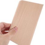 Hemoton 2pcs Dough Scraper Wooden Dough Divider Bread Scraper Cake Pastry Pizza Cutter Slicer Kitchen Utensil for Cooking Baking Semicircle Trapezoid