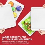 Stock Your Home Pizza Dough Proofing Container with Lid (2 Pack), Homemade Bread Dough Proofing Box, Pizza Dough Container, Pizza Dough Box, Pizza Proofing Box, Pizza Box for Proofing Dough