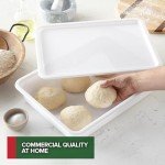 Stock Your Home Pizza Dough Proofing Container with Lid (2 Pack), Homemade Bread Dough Proofing Box, Pizza Dough Container, Pizza Dough Box, Pizza Proofing Box, Pizza Box for Proofing Dough