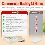 YAANI Pizza Dough Proofing Box Set, Pack of 2 Stackable Bread Proofing Box with Lids, Pizza Wheel, Dough Whisk, Dough Scraper, Perfect for Pizza Dough, Sourdough, Food Storage Container