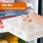 EIHFHIE 2 PCS Pizza Dough Proofing Box With Convenient Carry Handle,14 x 11-Inch, Large Capacity Pizza Dough Containers,Household Pizza Dough Tray,BPA FREE