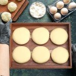 11x14 inch Wooden Pizza Dough Proofing Box With Lid Dough Spatula Wood Proofing Container Pizza Dough Tray Fits 4-6 Dough Balls For Home Restaurant Kitchen Baking Supplies