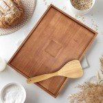 Wooden Pizza Dough Proofing Box, 16”x12” Pizza Dough Proofing Container with Lid and Handle for Home Kitchen Homemade Pizza Bread, Proofing Container Tray with Wooden Dough Spatula & Linen Bread Bag