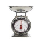 Taylor Mechanical Kitchen Weighing Food Scale with Bowl, Weighs up to 11lbs, Measures in Grams and Ounces, Food Scales for Kitchen, Black and Silver
