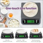 66LB 30kg Large Digital Kitchen Scale, with Tare and Prep Counting Scales Commercial Food Baking Bakery Scales LCD Display Adapter Included g/oz/lb/kg/tl/ct 6 Unit for Deli Meat pet Food LNXDMWMS