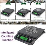 66LB 30kg Large Digital Kitchen Scale, with Tare and Prep Counting Scales Commercial Food Baking Bakery Scales LCD Display Adapter Included g/oz/lb/kg/tl/ct 6 Unit for Deli Meat pet Food LNXDMWMS