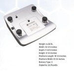 San Jamar Digital Food Scale, Battery Operated with 66 Pound Capacity for Cooking, Baking, Meal Prep, Diet Tracking, Stainless Steel, 6.82 Pounds, Silver