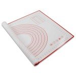 32x24" Red Extra Large Pastry Mat Silicone Baking Mats for Rolling Out Dough,Kneading Mat,Silicone Mats for Kitchen Counter
