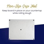 Ultra Cuisine Marble Cutting Board and Marble Pastry Board - Multifunctional Marble Slab - Perfect Marble Cheese Board, Marble Charcuterie Board, & Marble Serving Tray - Extra Large - Great Gift
