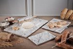 JEmarble Pastry Board 8x12 inch with Non-Slip Rubber Feets for Stability Perfect for Keep the Dough Cool and Chocolate Tempering(Premium Quality)
