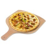 4 Pack Wooden Pizza Peel, 12 inch Premium Large Pizza Paddle Cutting Board for Pizza Oven, Stone, Pan or Grill, Pizza Spatula for Baking Bread and Cake Indoor&Outdoor
