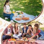 Roshtia 16 Pack Acacia Wood Cutting Board with Handle Thick Round Charcuterie Boards 2 Size Acacia Chopping Boards for Serving Cheese Pizza Bread Platter Baking Wooden Wall Carving Decor