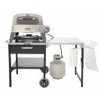 Cuisinart CPT-2150 Prep 'n Cook Outdoor Table & Grill Stand, Black/Stainless Steel