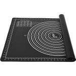 SUPER KITCHEN Non-slip Silicone Pastry Mat 28 x20 for Non Stick Baking Mats, Countertop Placemats, Dough Rolling Mat, Kneading/Fondant/Pie Crust Mat