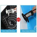 SUPER KITCHEN Non-slip Silicone Pastry Mat 28 x20 for Non Stick Baking Mats, Countertop Placemats, Dough Rolling Mat, Kneading/Fondant/Pie Crust Mat