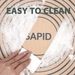 Sapid Extra Thick Silicone Pastry Mat Non-slip with Measurements for Non-stick Silicone Baking Mat Extra Large, Dough Rolling, Pie Crust, Kneading Mats, Countertop, Placement Mats (20" x 28",Gray)