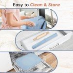 Parmedu Large Silicone Baking Mat: 26*18in Pastry Mat Non-stick Thick Dough Kneading Mat with Pastry Scraper & Storage Belt & Anti-spill Edge, Heatresistant Magnetic Countertop Mat Silicone Bread Mat