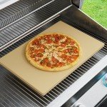 Caprihom Large Pizza Stone 20" x 13.5" Pizza Stone for Grill Rectangular Thick (0.67”) Baking Pizza Stone for Oven Heavy Duty Cordierite Stone, Ideal for Baking Pizzas - Includes Scaper