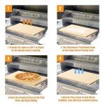 Caprihom Large Pizza Stone 20" x 13.5" Pizza Stone for Grill Rectangular Thick (0.67”) Baking Pizza Stone for Oven Heavy Duty Cordierite Stone, Ideal for Baking Pizzas - Includes Scaper