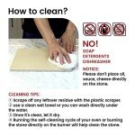 ROCKSHEAT Pizza Stone, Rectangular Extra Large 23.6" x 15.8" x 0.6" Pizza Stones for Oven Grill BBQ, Industrial Commercial Heavy Duty Cordierite Baking Stone for Pizza Bread, Outdoor Pizza Accessories