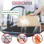 Unicook Pizza Stone for Oven and Grill, 12 inch Square Bread Baking Stone, Heavy Duty Ceramic Pizza Pan, Thermal Shock Resistant Baking Stone for BBQ and Grill, Making Pizza, Bread, Cookie and More