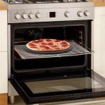 Onlyfire Round Pizza Grilling Stone for Oven, BBQ and Grill - 15” Non-Stick Black Ceramic Baking Stone for Pies, Pastry Bread, Calzone - Home Kitchen Accessories