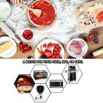 Onlyfire Heavy Duty Ceramic Pizza Grilling Stone, 15" Round Baking Stone for Best Crispy Crust Pizza, Perfect for Oven, BBQ and Grill, Thermal Shock Resistant