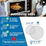 Norjac Pizza Screen, 14 Inch, 2 Pack, Seamless Rim, Restaurant-Grade, 100% Aluminum Pizza Pan, Baking Pan, Oven-Safe, Rust-Free.