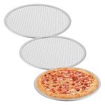 OCS Parts 3-Pack 16-Inch Aluminum Pizza Screen | Commercial Grade Pizza Tray Screen for Home Cooking, Pizzerias and Restaurants