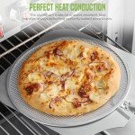 OCS Parts 3-Pack 16-Inch Aluminum Pizza Screen | Commercial Grade Pizza Tray Screen for Home Cooking, Pizzerias and Restaurants