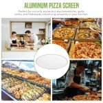 OCS Parts 3-Pack 16-Inch Aluminum Pizza Screen | Commercial Grade Pizza Tray Screen for Home Cooking, Pizzerias and Restaurants